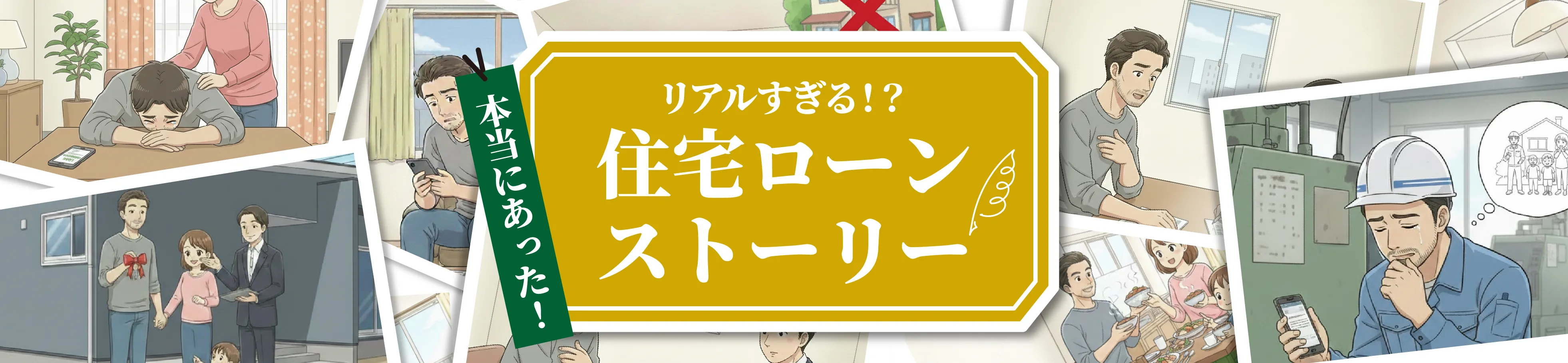 本当にあった！リアルすぎる！？住宅ローンストーリー