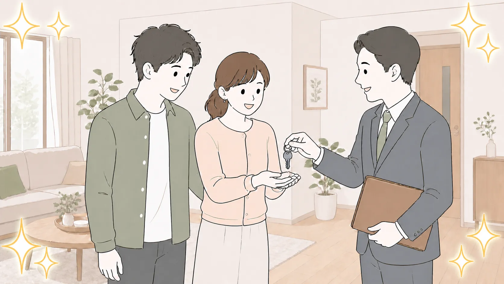 お引き渡しのイメージ